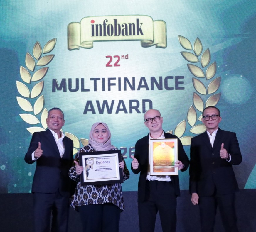 PT Usaha Pembiayaan Reliance Indonesia Raih Dua Penghargaan Bergengsi di Ajang 22nd Infobank Multifinance Appreciation 2026