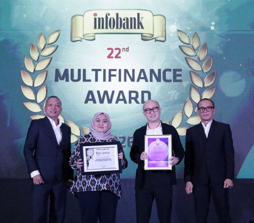 PT Usaha Pembiayaan Reliance Indonesia Raih Dua Penghargaan Bergengsi di Ajang 22nd Infobank Multifinance Appreciation 2026